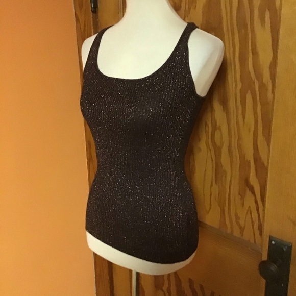 3 for 20 $ bundle Derek Heart Bronze Sparkly Racerback Tank Top - Picture 4 of 11